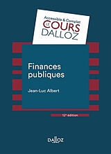 Broché Finances publiques de Jean-Luc Albert