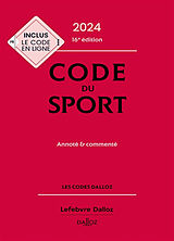 Broché Code du sport 2024 : annoté & commenté de 