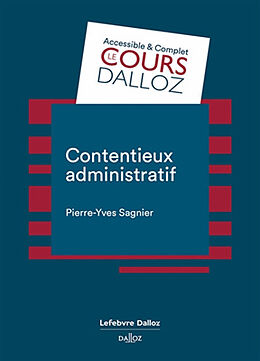 Broché Contentieux administratif de Sagnier Pierre Yves