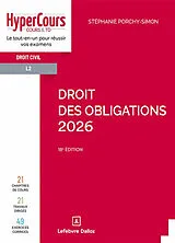 Broschiert Droit des obligations 2026 : droit civil, L2 von Stéphanie Porchy-Simon
