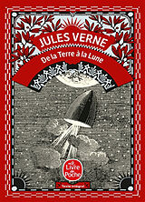 Couverture cartonnée De la terre à la lune de Jules Verne