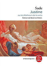 Couverture cartonnée Justine ou les Malheurs de la vertu de Sade