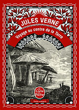 Couverture cartonnée Voyage au centre dae la terre de Jules Verne