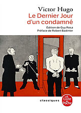 Couverture cartonnée Le dernier jour d'un condamné de Victor Hugo