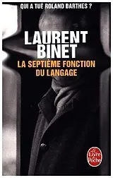 Kartonierter Einband La septième fonction du langage von Laurent Binet