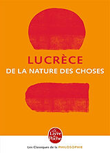 Broché De la nature des choses de Lucrèce