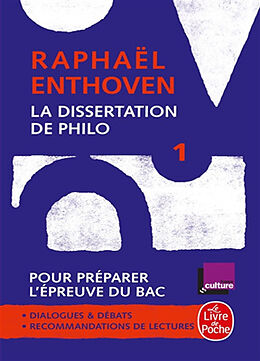 Broché La dissertation de philo de Raphaël Enthoven