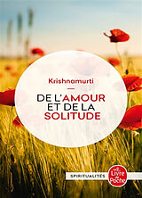 Broschiert De l'amour et de la solitude von Jiddu Krishnamurti