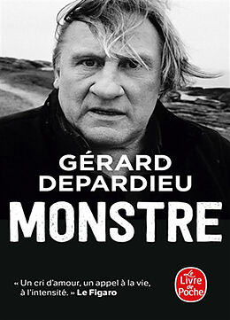 Broché Monstre de Gérard Depardieu