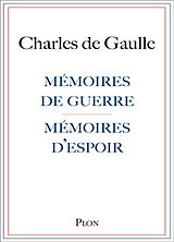 Broché Mémoires de guerre. Mémoires d'espoir de Charles de Gaulle