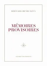 Broschiert Mémoires provisoires von Bernard-Henri Lévy