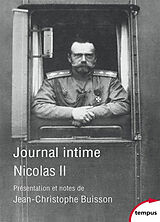 Broché Journal intime : décembre 1916-juillet 1918 de Nicolas II