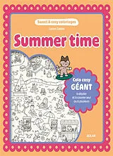 Broschiert Summer time : colo cosy géant à déplier et à colorier seul ou à plusieurs von Cocon Zakka
