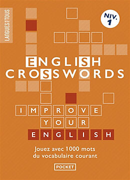 Broché Mots croisés en anglais, niveau 1 : jouez avec 1.000 mots du vocabulaire courant. English crosswords de Patricia; Barrière, Charles Barrière