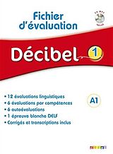 Couverture cartonnée Décibel 1, fichier d'évaluation, A1 de 