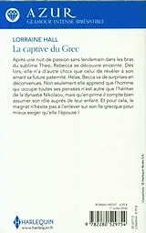 Taschenbuch La captive du grec von Lorraine Hall