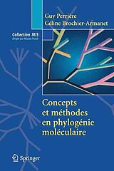 Couverture cartonnée Concepts et méthodes en phylogénie moléculaire de Guy Perrière, Céline Brochier-Armanet