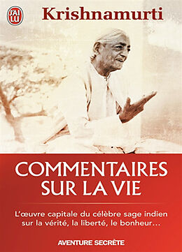 Broschiert Commentaires sur la vie. Vol. 1 von Jiddu Krishnamurti