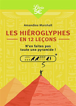 Broché Les hiéroglyphes en 12 leçons : n'en faites pas toute une pyramide ! de Amandine Marshall