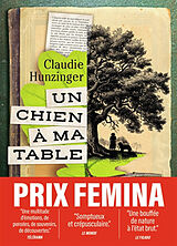 Kartonierter Einband Un Chien A Ma Table von Claudie Hunzinger