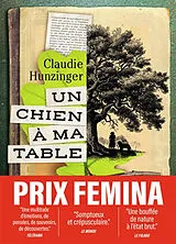 Kartonierter Einband Un Chien A Ma Table von Claudie Hunzinger