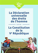 Broché La déclaration universelle des droits de l'homme. La Constitution de la Ve République de 