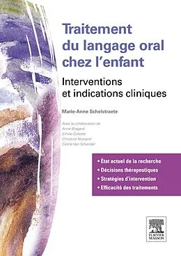 E-Book (epub) Traitements du langage oral chez l'enfant von Marie-Anne Schelstraete