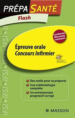E-Book (epub) Flash Épreuve orale Concours infirmier von Grégoire Benoist, Cefiec