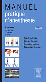 eBook (pdf) Manuel pratique d'anesthesie de Eric Albrecht