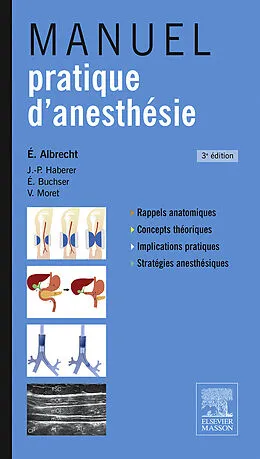 E-Book (pdf) Manuel pratique d'anesthesie von Eric Albrecht