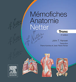 eBook (pdf) Mémofiches Anatomie Netter - Tronc de John T. Hansen, Pierre Kamina