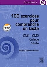 eBook (pdf) 100 exercices pour comprendre un texte de Marie-Christine Perret