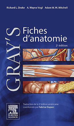 eBook (epub) Gray's Fiches d'anatomie de Richard L. Drake
