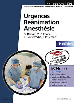 eBook (pdf) Urgences-Réanimation-Anesthésie de Marie-Pierre Bonnet, Koceila Bouferrache, Julien Josserand