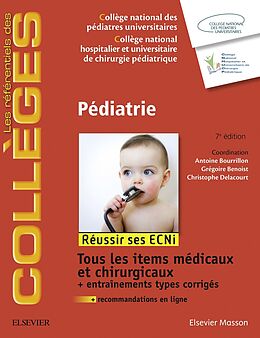 eBook (epub) Pédiatrie de Grégoire Benoist, Antoine Bourrillon, Christophe Delacourt