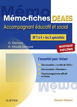 E-Book (pdf) Memo-fiches DEAES - Diplome d'Etat d'Accompagnant Educatif et Social von Guillaume Demont