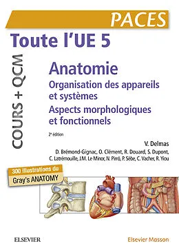 E-Book (epub) Toute l'UE 5 - Anatomie - Cours + QCM von Vincent Delmas