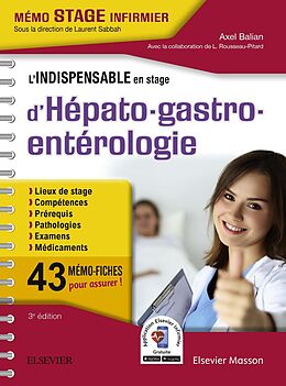 E-Book (pdf) L'indispensable en stage d'hepato-gastro-enterologie von Axel Balian