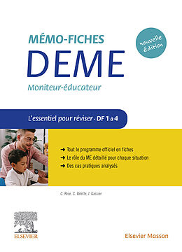 eBook (epub) Mémo-Fiches DEME. Moniteur-Educateur de Céline Rose, Christophe Valette, Jacqueline Gassier