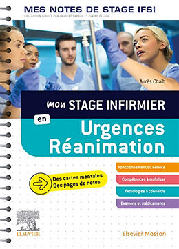 Broché Mon stage infirmier en urgences réanimation de Aurès Chaib