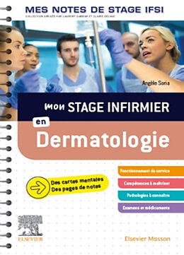 Broché Mon stage infirmier en dermatologie de Angèle Soria