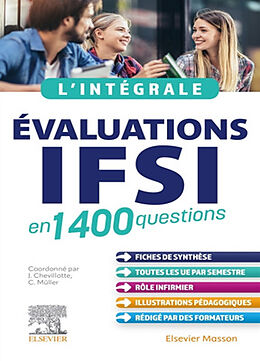 Broché Evaluations IFSI : l'intégrale en 1.400 questions de Jérôme; Muller, Catherine Chevillotte