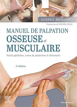 Broché Manuel de palpation osseuse & musculaire : points gâchettes, zones de projection et étirements de Joseph E. Muscolino