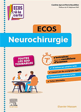 Broché Ecos neurochirurgie de Caroline; Bourdillon, Pierre Apra