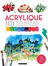 Broché Acrylique : 101 techniques pour apprendre et progresser de David Sanmiguel