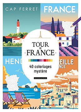 Broché Tour de France : 40 coloriages mystère de 