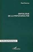 Couverture cartonnée Ontologie de la psychanalyse de Paul Ducros