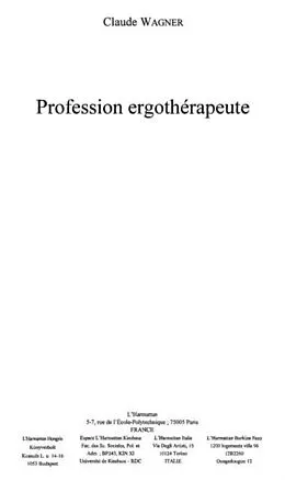 E-Book (pdf) Profession ergotherapeute von Wagner Claude
