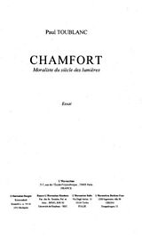 eBook (pdf) Chamfort moraliste du siecle des lumieres de Toublanc Paul