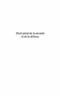 E-Book (pdf) Droit penal de la securite et de la defense von Janet Pierre